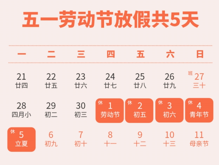 馳宇電力五一勞動節(jié)放假通知